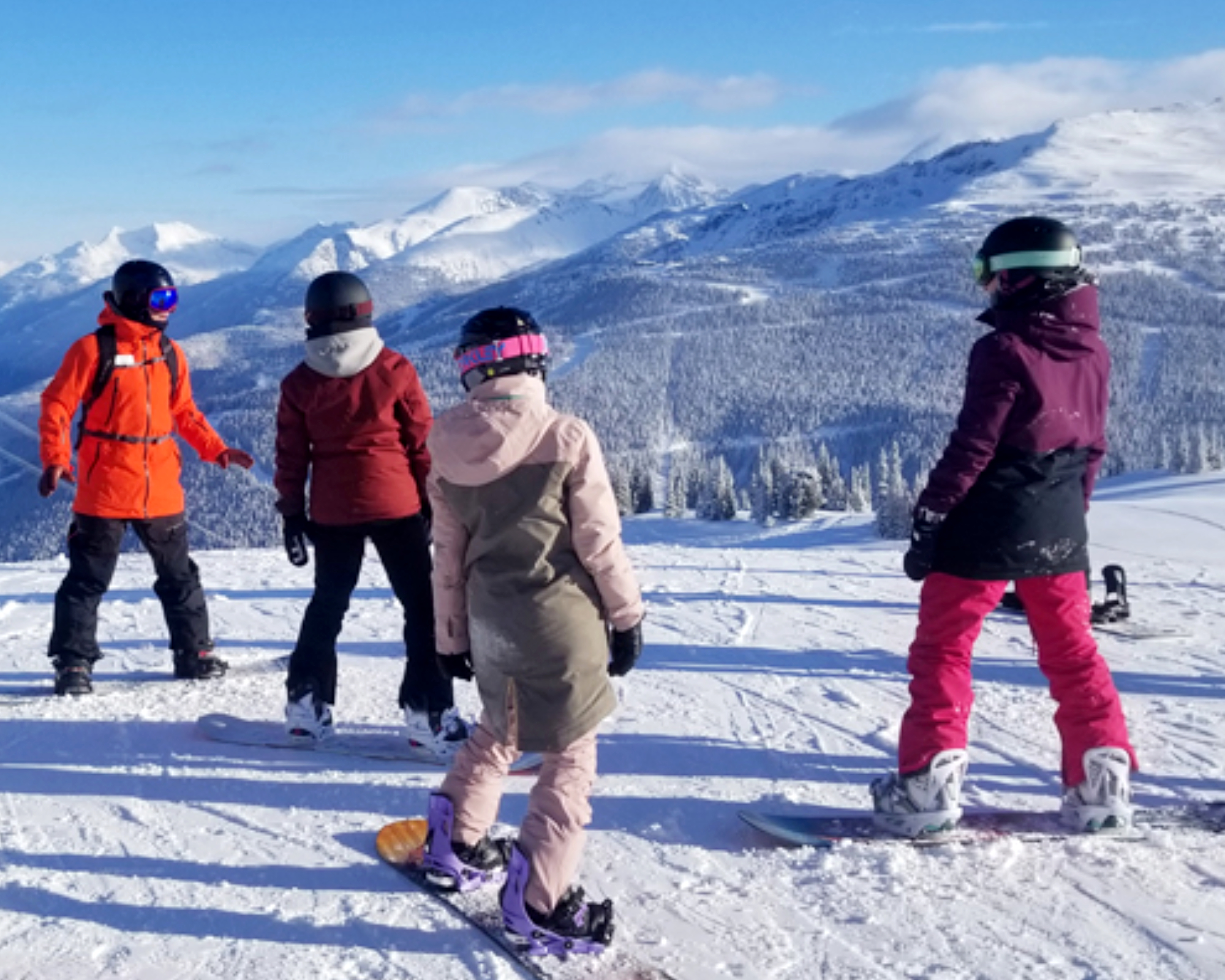 Novice Snowboard Camp in Whistler Canada