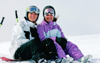 Beginner Novice Ski Camp Girls Whistler Canada Crash