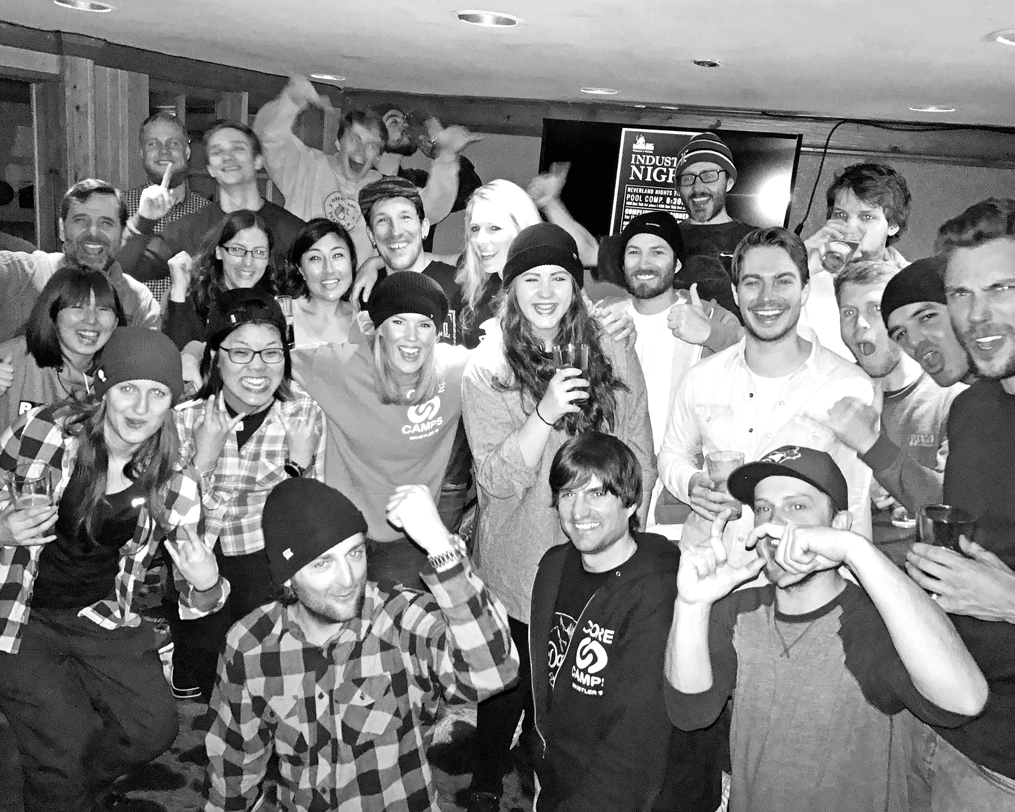 Core Ski And Snowboard Camp Whistler Canada Group Night