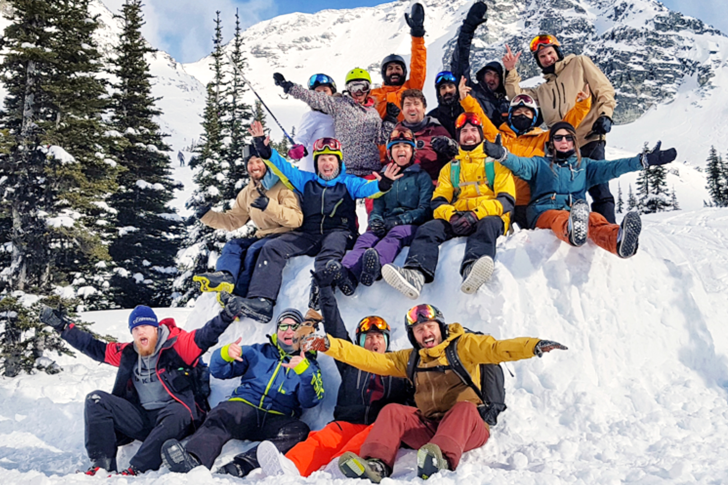 Core Ski and Snowboard Camp Group Whistler Canada
